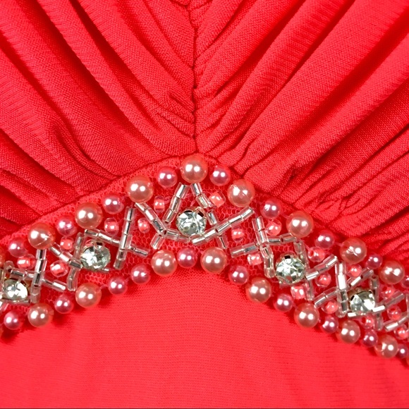 CACHET Formal Gown Beaded floor length - Picture 7 of 11